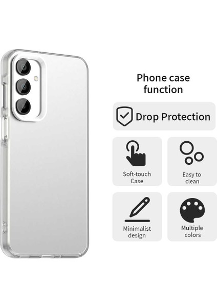 Samsung Galaxy A36 5G/A56 5g Kılıf Pc+Tpu+Pet Mat Düşmeye Karşı Dayanıklı Telefon Arka Kapağı-Beyaz (Yurt Dışından) fırsatları