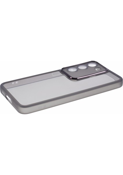 Dksm Serisi Samsung Galaxy S23+KILIF Elektrokaplama Kamera Çerçevesi Tpu Telefon Kılıfı-Şeffaf Siyah (Yurt Dışından) fırsatları