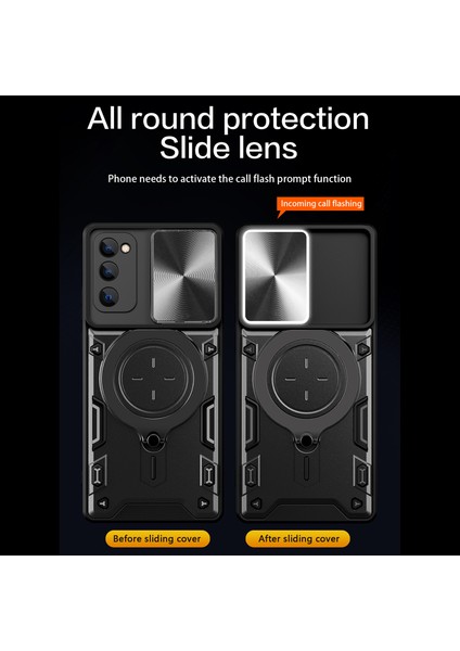 Samsung Galaxy S20 FE/S20 Fe 5G/S20 Fe 2022/S20 Lite Için Kickstand Kılıf, Kayar Kamera Kapağı Pc+Tpu Telefon Kılıfı-Kırmızı (Yurt Dışından) fırsatları