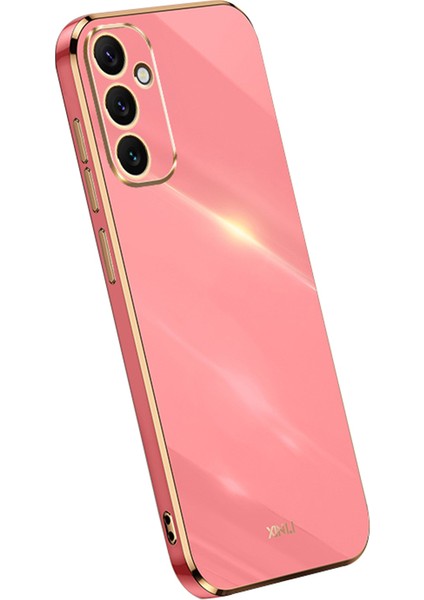 Xınlı Galvanik Telefon Kılıfı Samsung Galaxy A34 5g Çizilmez Tpu Kapak-Kırmızı (Yurt Dışından)