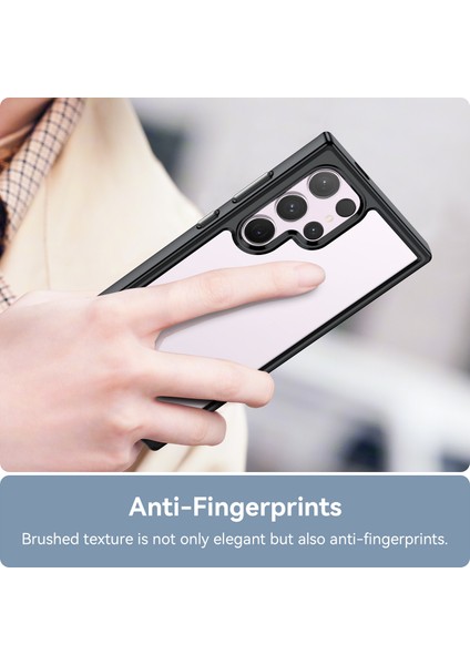 Samsung Galaxy S24 Ultra Kılıf Tpu+Akrilik Darbeye Dayanıklı Akıllı Telefon Kılıfı-Siyah (Yurt Dışından) indirimleri