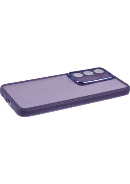 Samsung Galaxy S25 Kılıfı Elektrokaplama Kamera Çerçevesi Tpu Telefon Kılıfı-Şeffaf Mor (Yurt Dışından) fırsatları