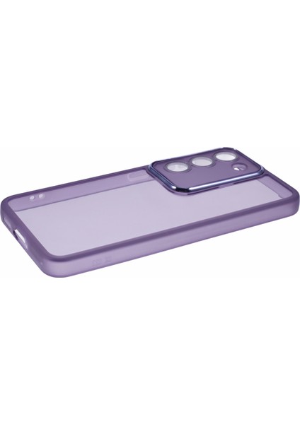 Dksm Serisi Samsung Galaxy S22 5g Kılıf Elektrokaplama Kamera Çerçevesi Tpu Telefon Kılıfı-Şeffaf Mor (Yurt Dışından) fırsatları