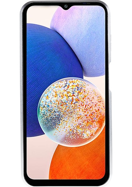 Samsung Galaxy A14 5g/4g Çift Taraflı Temperli Cam Telefon Kılıfı Manyetik Metal Çerçeve Kapak-Gümüş (Yurt Dışından) fiyatları