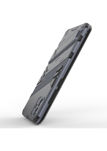 Samsung Galaxy A04E 4G/F04 4G/M04 4g Darbeye Dayanıklı Kickstand Kılıf Yumuşak Tpu Sert Pc Düşmeye Karşı Koruyucu Telefon Kılıfı-Gri (Yurt Dışından) fırsatları