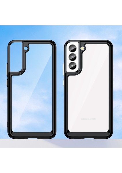 Samsung Galaxy S23+TPU Tampon Akrilik Arka Kapak Düşmeye Karşı Cep Telefonu Kılıfı Koruyucu-Siyah (Yurt Dışından) fiyatları