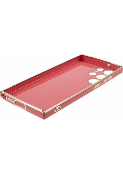 Samsung Galaxy S25 Ultra Kılıf Tpu Slim Fit Darbeye Dayanıklı Telefon Kılıfı 6d Elektrokaplama-Kırmızı (Yurt Dışından) indirimleri