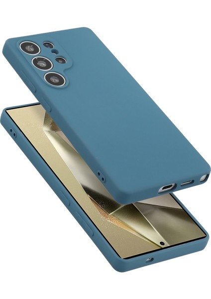 Samsung Galaxy S25 Ultra Kılıf Tpu Arka Yumuşak Çizilmez Fiber Astar Telefon Kılıfı-Safir (Yurt Dışından) fiyatları