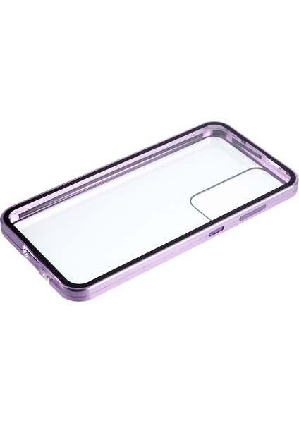 Samsung Galaxy S25+KILIF Manyetik Tam Koruma Şeffaf Telefon Kılıfı-Mor (Yurt Dışından) fırsatları