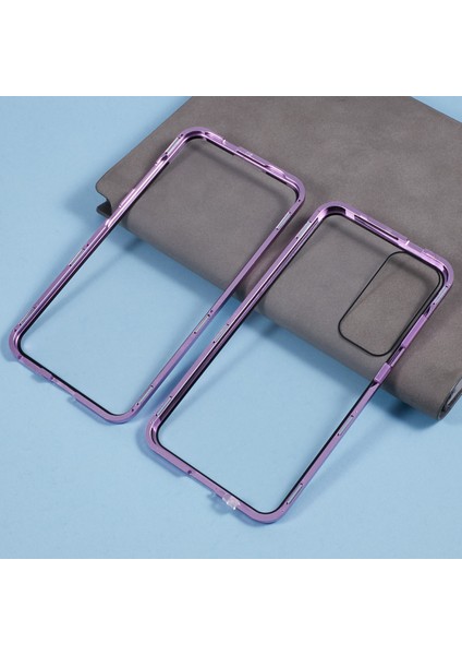 Samsung Galaxy S25+KILIF Manyetik Tam Koruma Şeffaf Telefon Kılıfı-Mor (Yurt Dışından) indirimleri