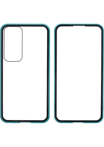 Samsung Galaxy S25+KILIF Manyetik Tam Koruma Şeffaf Telefon Kılıfı-Yeşil (Yurt Dışından) fiyatları