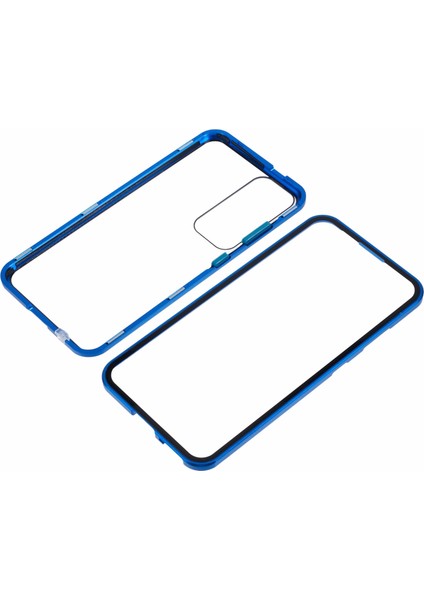 Samsung Galaxy S25+KILIF Manyetik Tam Koruma Şeffaf Telefon Kılıfı-Mavi (Yurt Dışından) modelleri