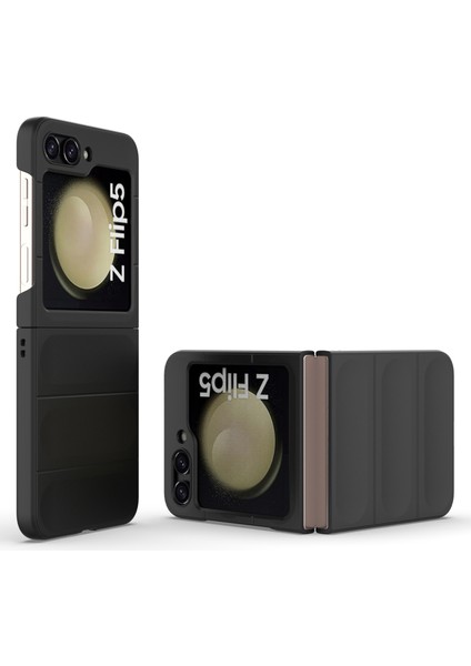 Samsung Galaxy Z Flip5 5g Kılıf Darbeye Dayanıklı Sağlam Telefon Kılıfı-Siyah (Yurt Dışından) modelleri