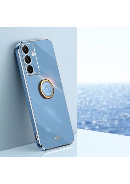 Xınlı Samsung Galaxy S24 Fe Kılıf Halka Kickstand Elektrokaplama Tpu Telefon Kılıfı-Mavi (Yurt Dışından) indirimleri