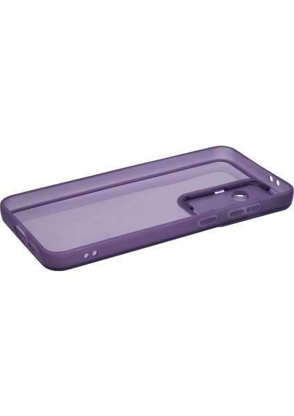 Dksm Serisi Samsung Galaxy S24 Fe Kılıf Elektrokaplama Kamera Çerçeve Tpu Telefon Kılıfı-Şeffaf Mor (Yurt Dışından) modelleri
