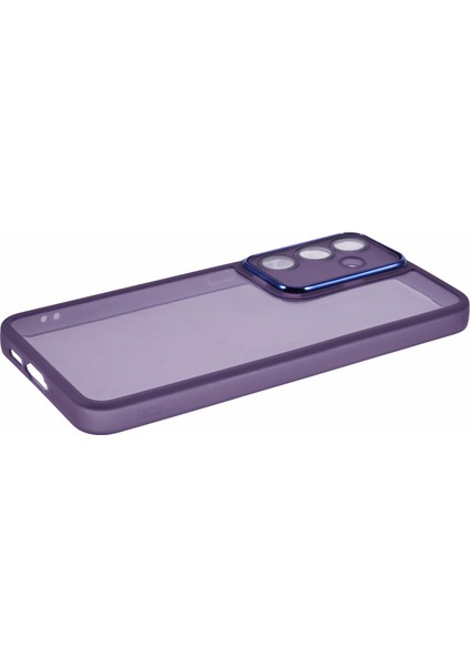 Dksm Serisi Samsung Galaxy S24 Fe Kılıf Elektrokaplama Kamera Çerçeve Tpu Telefon Kılıfı-Şeffaf Mor (Yurt Dışından) fırsatları