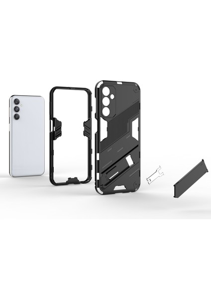 Samsung Galaxy F34 5G/M34 5g Düşmeye Lı Telefon Kılıfı Pc+Tpu Arka Kapak ve Ayaklık-Gül (Yurt Dışından) modelleri