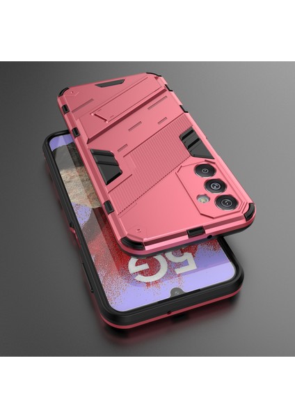 Samsung Galaxy F34 5G/M34 5g Düşmeye Lı Telefon Kılıfı Pc+Tpu Arka Kapak ve Ayaklık-Gül (Yurt Dışından) indirimleri