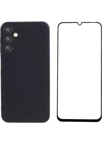 Wanlonfeng Ms Serisi Samsung Galaxy A54 5g Kılıf Mat Tpu Telefon Kılıfı Temperli Cam Ekran Filmi ile (Yurt Dışından)
