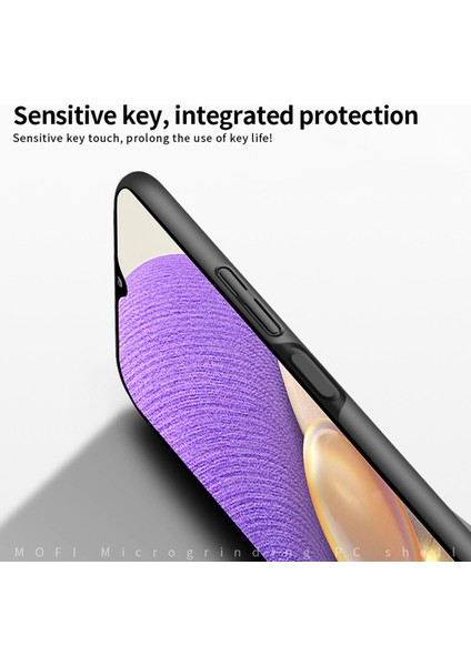 Mofı Jk Pc ​​serisi-1 Kalkan Telefon Pc Arka Kapak Samsung Galaxy A32 5G/M32 5g, Mat Yüzey Cep Telefonu Koruyucu Kılıf Kayışlı-Siyah (Yurt Dışından) fırsatları