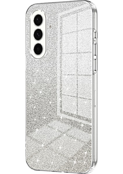 Samsung Galaxy A36 5g Kılıf Galvanik Degrade Parıltılı Tpu Telefon Kılıfı-Şeffaf (Yurt Dışından)