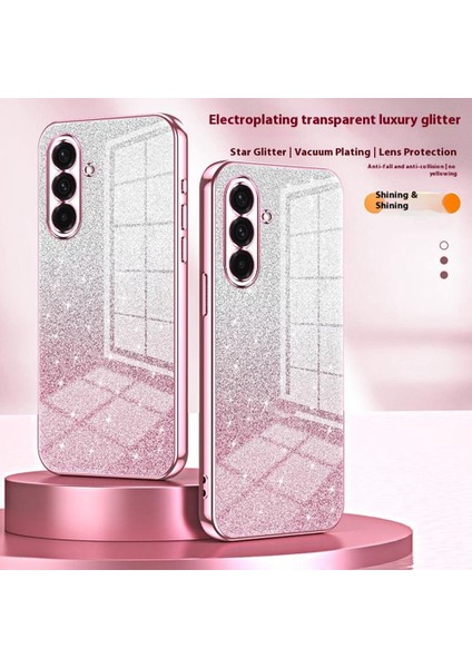 Samsung Galaxy A36 5g Kılıf Galvanik Degrade Parıltılı Tpu Telefon Kılıfı-Şeffaf (Yurt Dışından) fiyatları