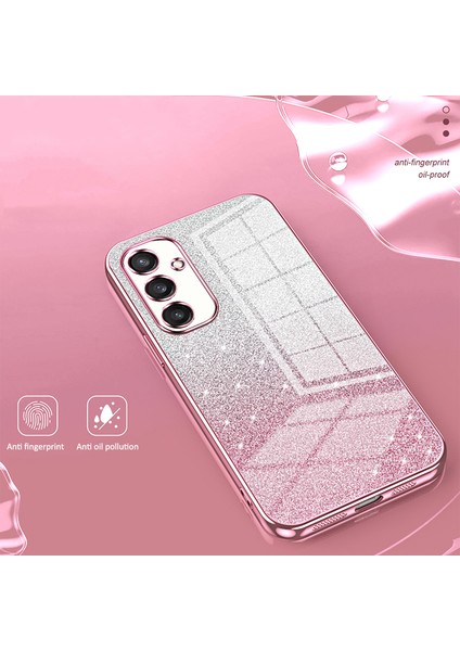 Samsung Galaxy S24 Için Hassas Kesim Cep Telefonu Kılıfı Degrade Parıltılı Tpu Kapak-Yeşil (Yurt Dışından) fiyatları