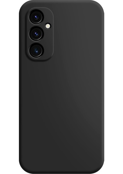 Samsung Galaxy A15 5g Düz Kenar Kılıf Esnek Tpu Ka Telefon Kılıfı-Siyah (Yurt Dışından)
