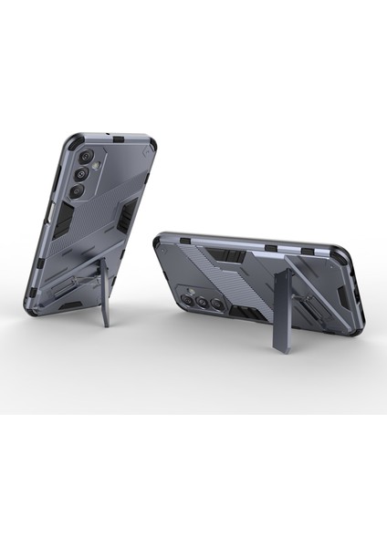 Samsung Galaxy F34 5G/M34 5g Düşmeye Karşı Dayanıklı Telefon Kılıfı Pc+Tpu Arka Kapak ve Ayaklık-Gri (Yurt Dışından) fiyatları