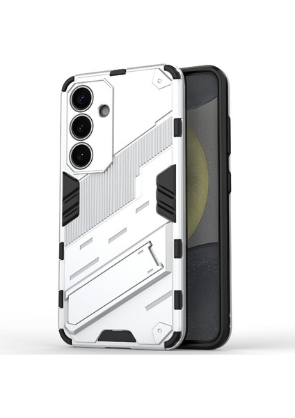 Samsung Galaxy A26 5g Kılıf Pc+Tpu Darbeye Dayanıklı Telefon Kılıfı Kickstand Ile-Beyaz (Yurt Dışından)