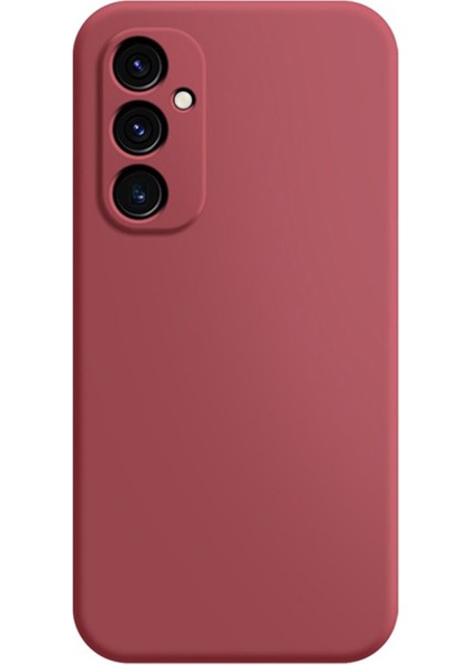Samsung Galaxy A16 5g/4g Tpu Kılıf Düz Kenar Koruma Telefon Kılıfı-Kırmızı (Yurt Dışından)
