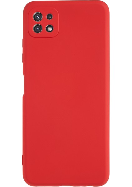 Samsung Galaxy A22 5g (Ab Sürümü)Fiber Astarlı Ka Tpu Kapak Düşmeye Dayanıklı Telefon Kılıfı-Kırmızı (Yurt Dışından)
