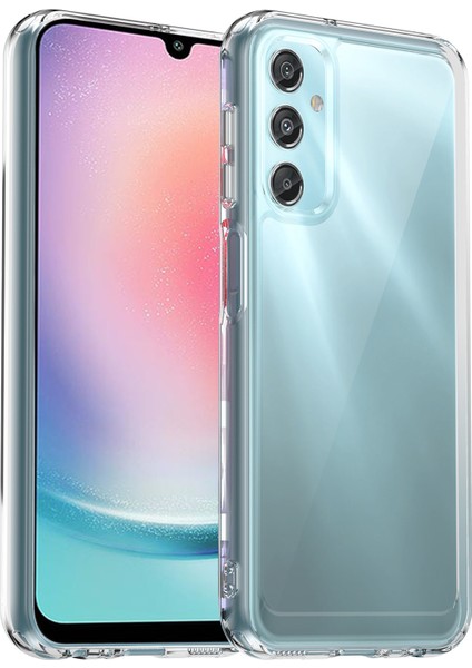 Samsung Galaxy A25 5g (Global) (161.0 x 76.5 x 8.3mm) Kılıf Tpu + Akrilik Darbeye Dayanıklı Akıllı Telefon Kılıfı - Şeffaf (Yurt Dışından)