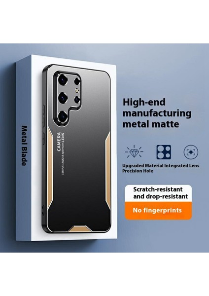 Samsung Galaxy S25 Ultra Telefon Kılıfı Alüminyum Alaşımlı Tpu Pc Arka Kapak-Mavi (Yurt Dışından) fiyatları