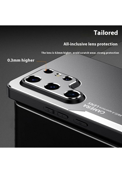 Samsung Galaxy S25 Ultra Telefon Kılıfı Alüminyum Alaşımlı Tpu Pc Arka Kapak-Mavi (Yurt Dışından) indirimleri