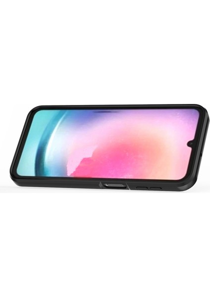 Samsung Galaxy A24 4g Için Arka Kabuk (162,1 x 77,6 x 8,3 Mm) Pc + Tpu Düşmeye Dayanıklı Telefon Kılıfı Sürgülü Lens Koruması Ayaklık Kapağı - Mor (Yurt Dışından) indirimleri