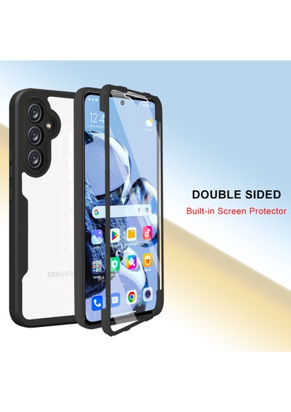 Samsung Galaxy A54 5g Şeffaf Akrilik+Tpu Telefon Kılıfı Kamera Lens Koruma Telefon Kılıfı Pet Ekran Filmi-Pembe (Yurt Dışından) modelleri