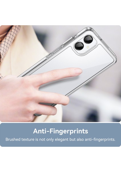 Samsung Galaxy A06 5g Kılıf Tpu+Akrilik Koruyucu Şeffaf Telefon Kılıfı-Şeffaf (Yurt Dışından) fırsatları