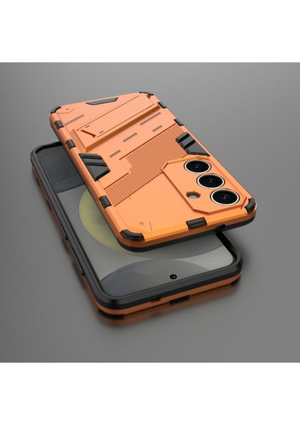 Samsung Galaxy A26 5g Kılıf Pc+Tpu Darbeye Dayanıklı Telefon Kılıfı Kickstand Ile-Turuncu (Yurt Dışından) indirimleri