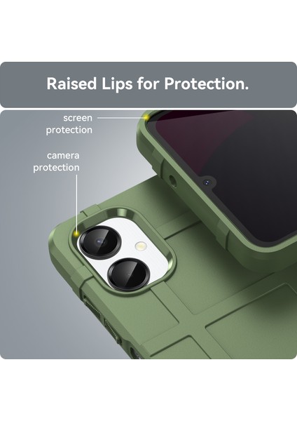 Samsung Galaxy A06 5g Kılıf Izgara Tasarım Yumuşak Tpu Çizilmeye Dayanıklı Telefon Kılıfı-Yeşil (Yurt Dışından) indirimleri