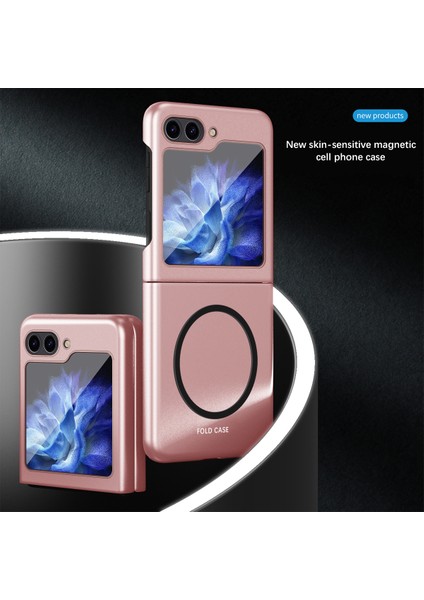 Samsung Galaxy Z Flip6 5g/z Flip5 5g Buzlu Kılıf Cilt Dokunma Sert Pc Telefon Kılıfı Magsafe ile Uyumlu-Mor (Yurt Dışından) indirimleri