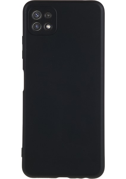 Samsung Galaxy A22 5g (Ab Sürümü)Fiber Astarlı Ka Tpu Kapak Düşmeye Dayanıklı Telefon Kılıfı-Siyah (Yurt Dışından)