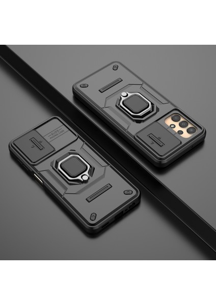Samsung Galaxy A13 4g/5g Kılıf Pc+Tpu Kickstand Telefon Kılıfı Kayar Kamera Kapağı-Siyah (Yurt Dışından) indirimleri
