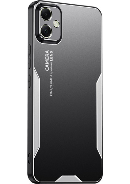 Samsung Galaxy A05 4g Çizilmez Kılıf Alüminyum Alaşım + Tpu + Pc Hibrit Telefon Kılıfı - Gümüş (Yurt Dışından)