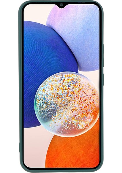 Samsung Galaxy A14 5g/4g Ka Tpu Koruyucu Kılıf Fiber Astarlı Düşme Korumalı Telefon Kılıfı-Ordu Yeşili (Yurt Dışından) fiyatları