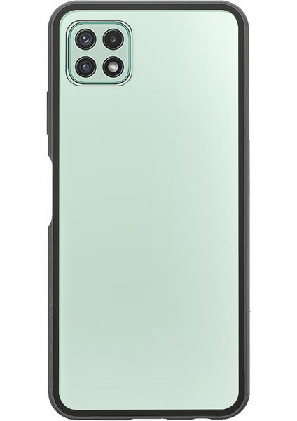 Metal Çerçeve + Çift Taraflı Hd Temperli Cam Düşmeye Karşı Koruyucu Manyetik Emici Telefon Kılıfı Samsung Galaxy A22 5g (Ab Sürümü) - Siyah (Yurt Dışından) fiyatları