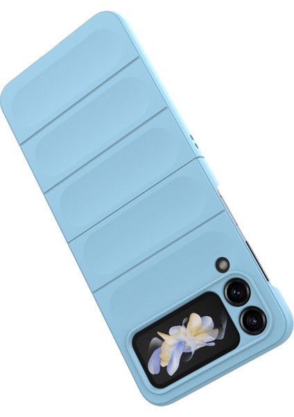 Samsung Galaxy Z Flip4 5g Telefon Kılıfı Sert Pc Düşme Koruması Arka Kapak-Bebek Mavisi (Yurt Dışından) indirimleri