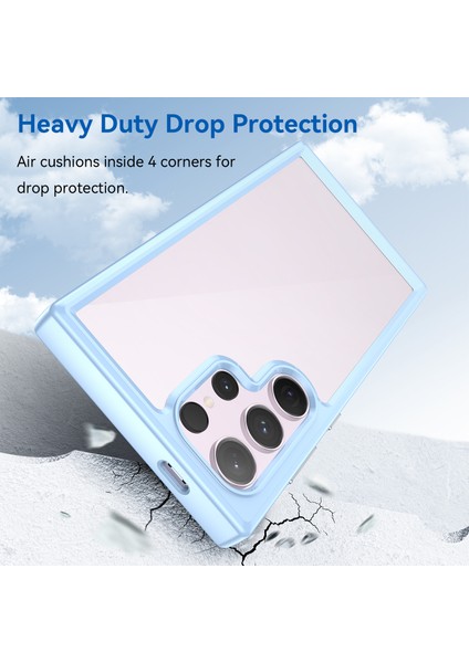 Samsung Galaxy S24 Ultra Kılıf Tpu+Akrilik Darbeye Dayanıklı Akıllı Telefon Kılıfı-Mavi (Yurt Dışından) modelleri