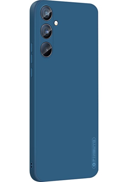 Pınwuyo Jk Tpu-2 Serisi Samsung Galaxy A54 5g Fiber Akın Astarlı Arka Kılıf Hassas Kesikler Tpu Telefon Kılıfı-Koyu Mavi (Yurt Dışından)