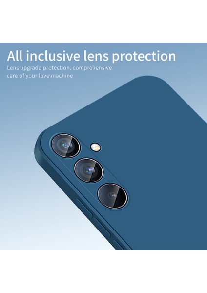 Pınwuyo Jk Tpu-2 Serisi Samsung Galaxy A54 5g Fiber Akın Astarlı Arka Kılıf Hassas Kesikler Tpu Telefon Kılıfı-Koyu Mavi (Yurt Dışından) modelleri